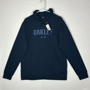 Oakley navy blue hoodie NWT men's Lg
